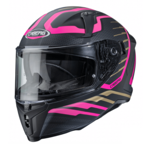 קסדה מלאה קאברג שחור/ורוד – CABERG AVALON