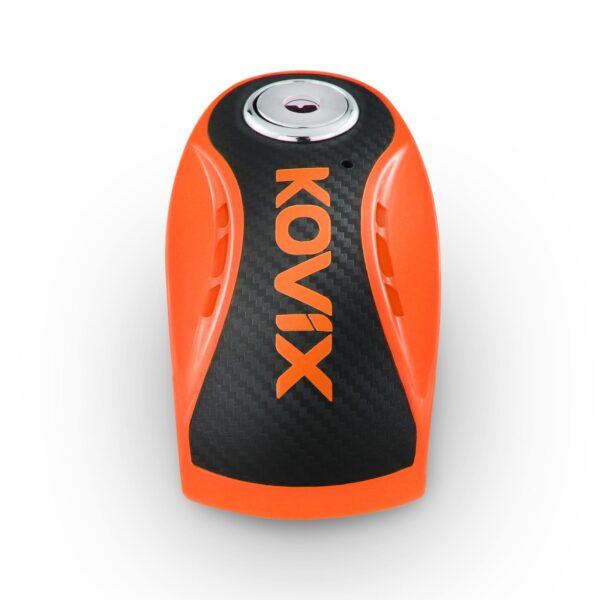 ⁦מנעול דיסק עם אזעקה 10 מ''מ כתום KOVIX-דגם-KNX10⁩ – תמונה ⁦2⁩