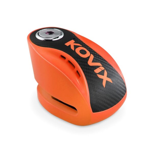 מנעול דיסק עם אזעקה 10 מ''מ כתום KOVIX-דגם-KNX10