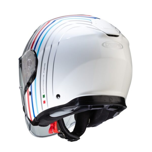 ⁦קסדה 3/4 קאברג לבן/תכלת - CABERG FLYON⁩ – תמונה ⁦3⁩