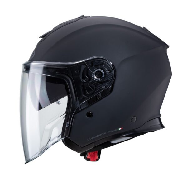 ⁦קסדה 3/4 קאברג שחור מט - CABERG FLYON⁩ – תמונה ⁦2⁩