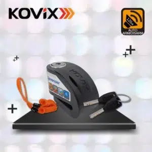 מנעול דיסק עם אזעקה 6 מ''מ שחור KOVIX-דגם-KT6