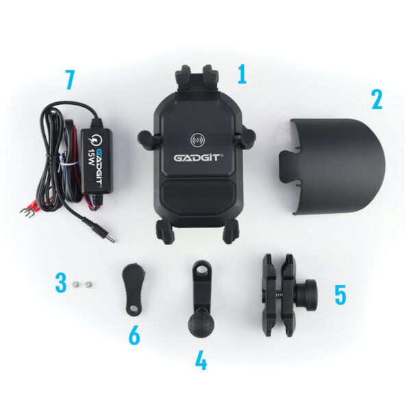 ⁦POWER GRIP – תושבת אוניברסלית לסמארטפון עם משטח טעינה אלחוטי ומהיר⁩ – תמונה ⁦4⁩