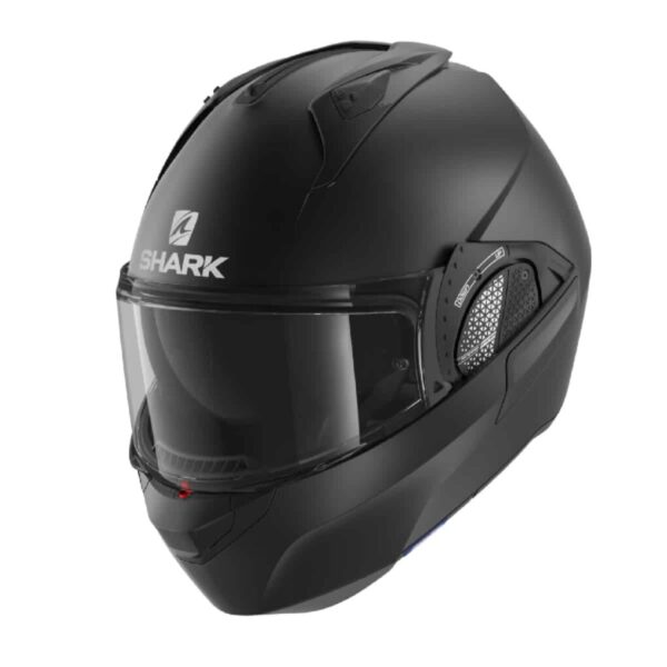 קסדה נפתחת שארק שחור מט -  SHARK EVO GT BLANK