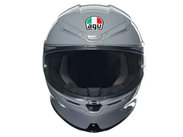 ⁦קסדה מלאה - AGV דגם K6 S צבע אפור בטון⁩ – תמונה ⁦2⁩