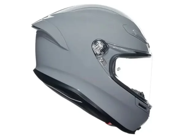 ⁦קסדה מלאה - AGV דגם K6 S צבע אפור בטון⁩ – תמונה ⁦3⁩