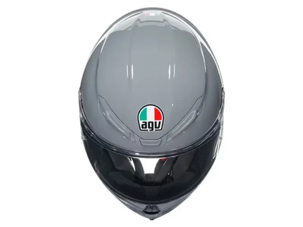 ⁦קסדה מלאה - AGV דגם K6 S צבע אפור בטון⁩ – תמונה ⁦6⁩