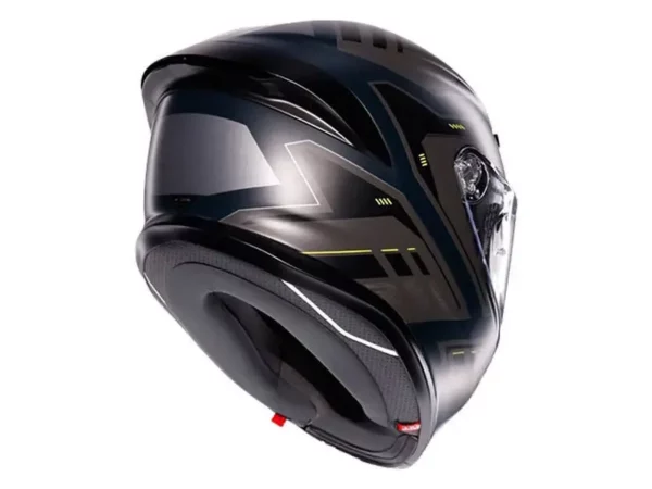 ⁦קסדה מלאה - AGV K6 S צבע אפור/כחול⁩ – תמונה ⁦5⁩