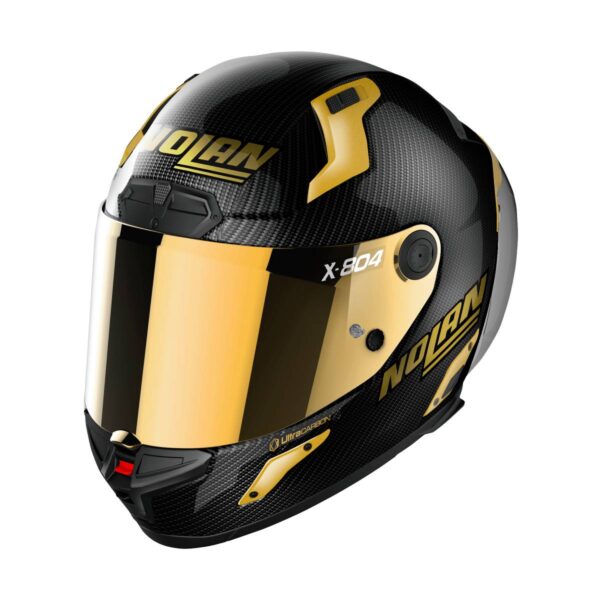 קסדה מלאה נולאן שחור/זהב - NOLAN X-804 RS ULTRA CARBON GOLDEN