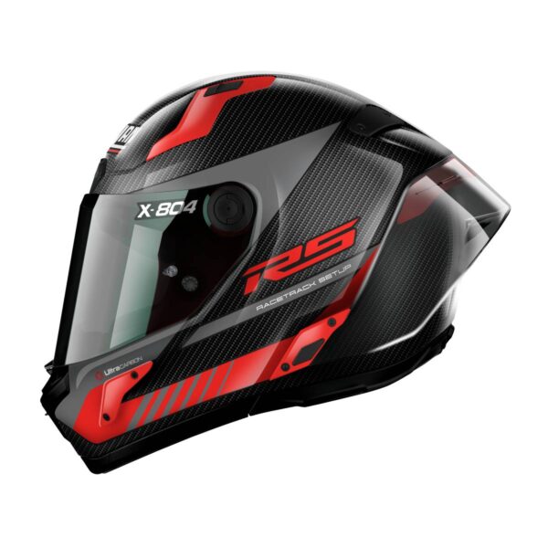 ⁦קסדה מלאה נולאן שחור/אדום - NOLAN X-804 RS CARBON HOT LAP⁩ – תמונה ⁦2⁩