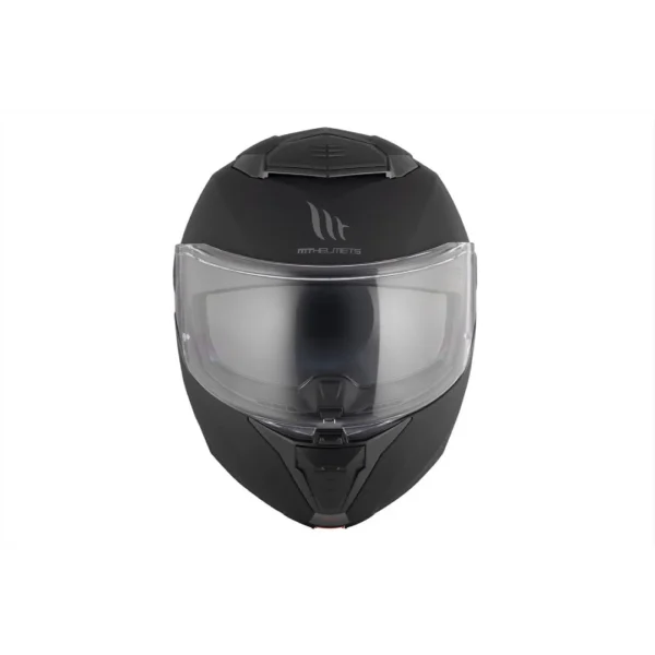 ⁦קסדה נפתחת שחור מט - MT ATOM 2 SV SOLID⁩ – תמונה ⁦4⁩