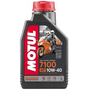 שמן סינטטי לאופנוע 7100 צמיגות 10W40 מבית MOTUL