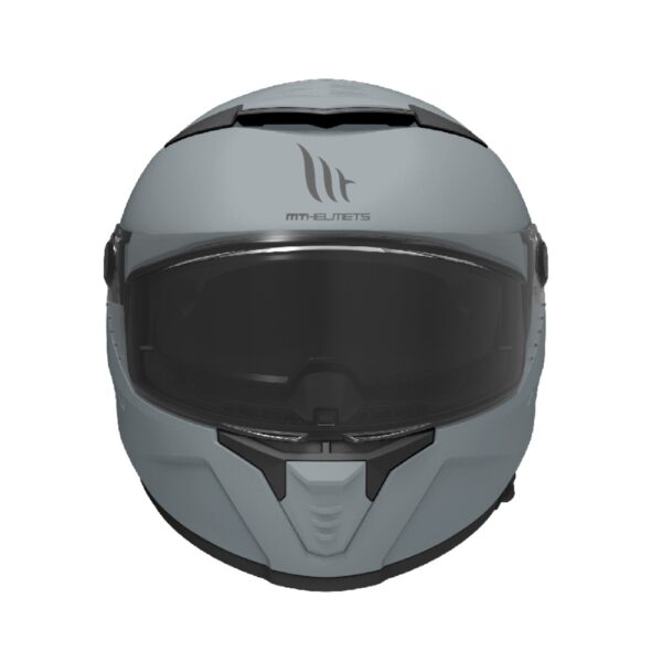⁦קסדה מלאה אפור מט - MT THUNDER 4 SV SOLID⁩ – תמונה ⁦2⁩