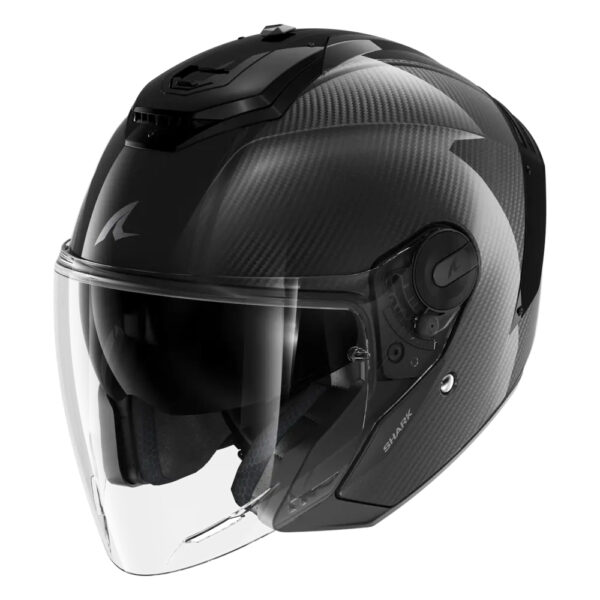 קסדה 3/4 שארק קרבון שחור - SHARK RS JET CARBON SKIN