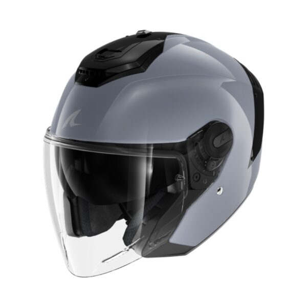 קסדה 3/4 שארק אפור בטון - SHARK RS JET BLANK