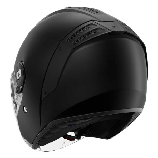 ⁦קסדה 3/4 שארק שחור מט - SHARK RS JET BLANK⁩ – תמונה ⁦2⁩