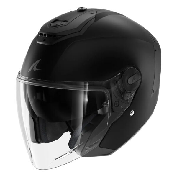 קסדה 3/4 שארק שחור מט - SHARK RS JET BLANK