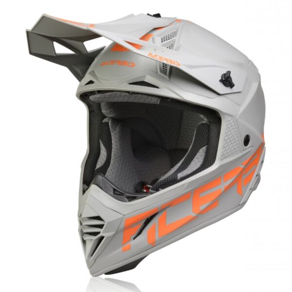 קסדת שטח אצ'רביס אפור/כתום - ACERBIS X-TRACK