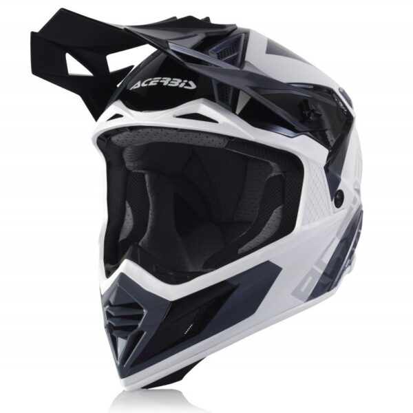 קסדת שטח אצ'רביס לבן/שחור/אפור - ACERBIS X-TRACK