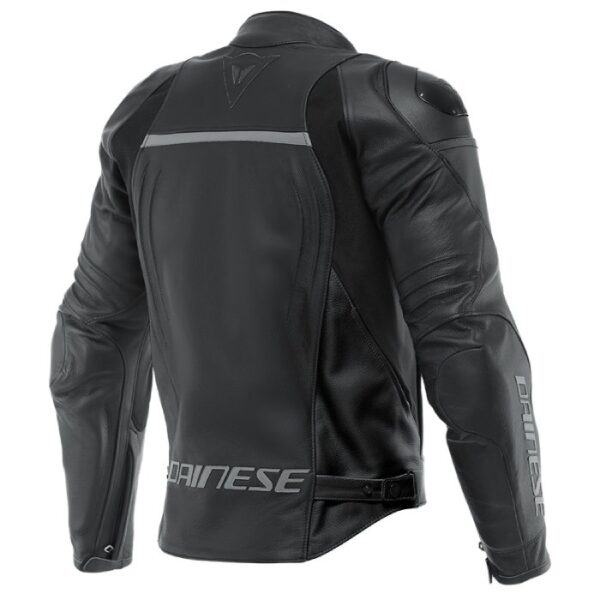 ⁦מעיל עור לאופנוע דיינז שחור - DAINESE RACING 4 PERF⁩ – תמונה ⁦2⁩