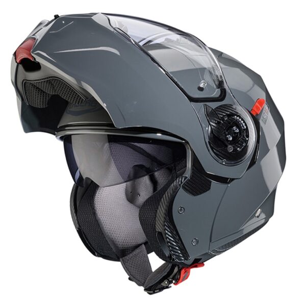 ⁦קסדה נפתחת קאברג אפור מבריק – CABERG DUKE EVO⁩ – תמונה ⁦2⁩