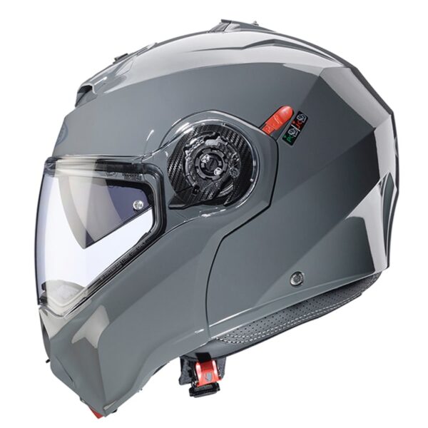 ⁦קסדה נפתחת קאברג אפור מבריק – CABERG DUKE EVO⁩ – תמונה ⁦3⁩