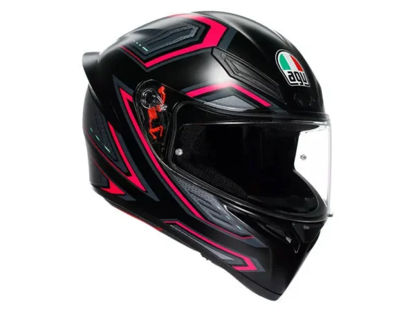 קסדה מלאה שחור ורוד – AGV K1-S SLING