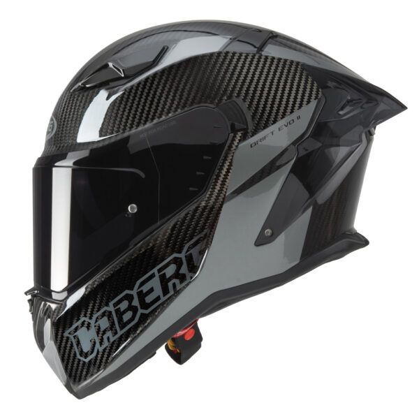 ⁦קסדת caberg drift evo carbon + דיבורית⁩ – תמונה ⁦4⁩