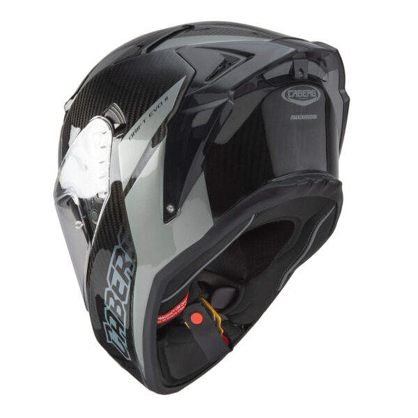 ⁦קסדת caberg drift evo carbon + דיבורית⁩ – תמונה ⁦5⁩