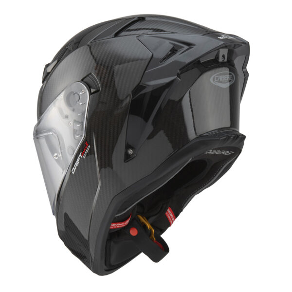 ⁦קסדת caberg drift evo carbon + דיבורית⁩ – תמונה ⁦3⁩