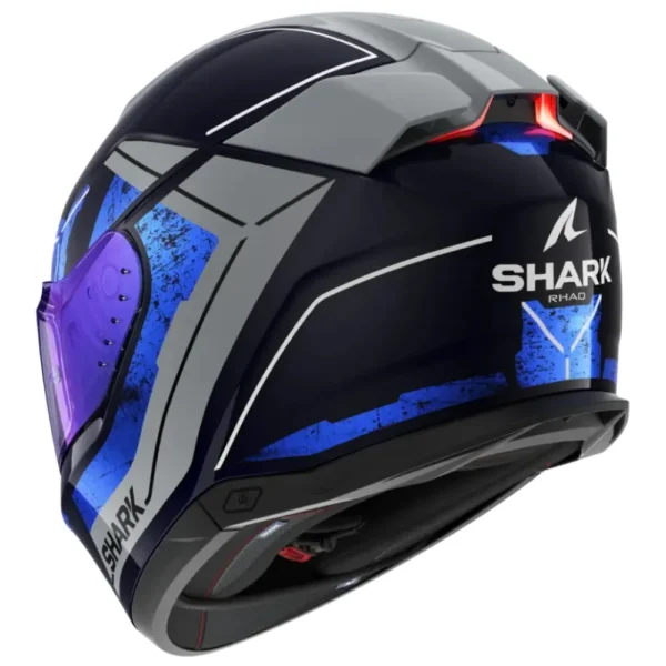 ⁦קסדה מלאה שארק כחול - SHARK SKWAL i3 RHAD⁩ – תמונה ⁦2⁩