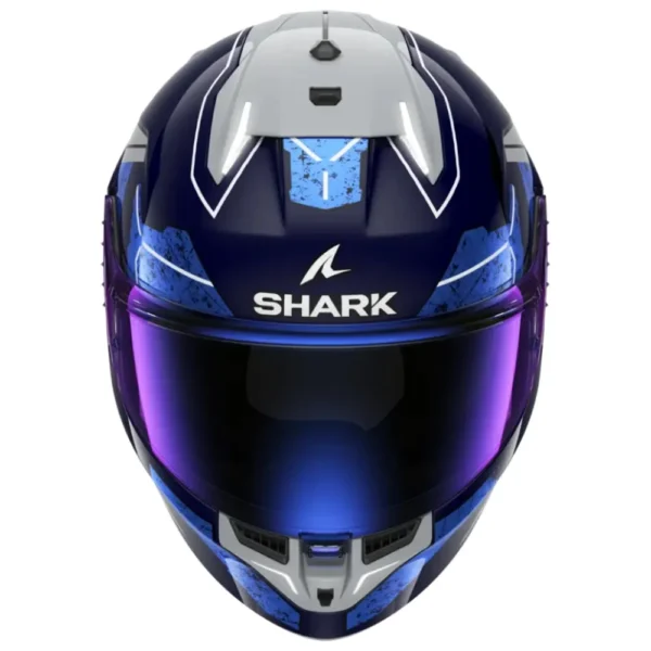 ⁦קסדה מלאה שארק כחול - SHARK SKWAL i3 RHAD⁩ – תמונה ⁦3⁩