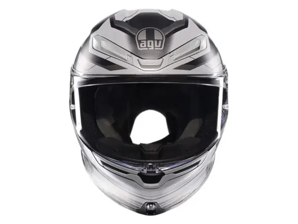 ⁦קסדה מלאה AGV K6 S ULTRASONIC צבע שחור/אפור מט⁩ – תמונה ⁦2⁩