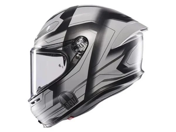 ⁦קסדה מלאה AGV K6 S ULTRASONIC צבע שחור/אפור מט⁩ – תמונה ⁦4⁩