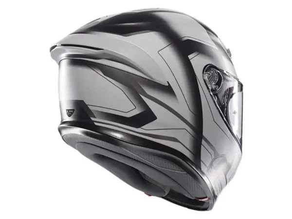 ⁦קסדה מלאה AGV K6 S ULTRASONIC צבע שחור/אפור מט⁩ – תמונה ⁦5⁩